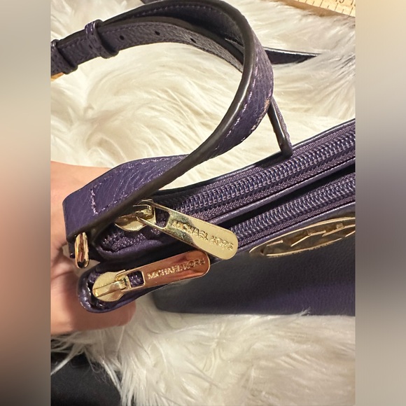 Deep Purple Michael Kors Crossbody Purse - Picture 2 of 9